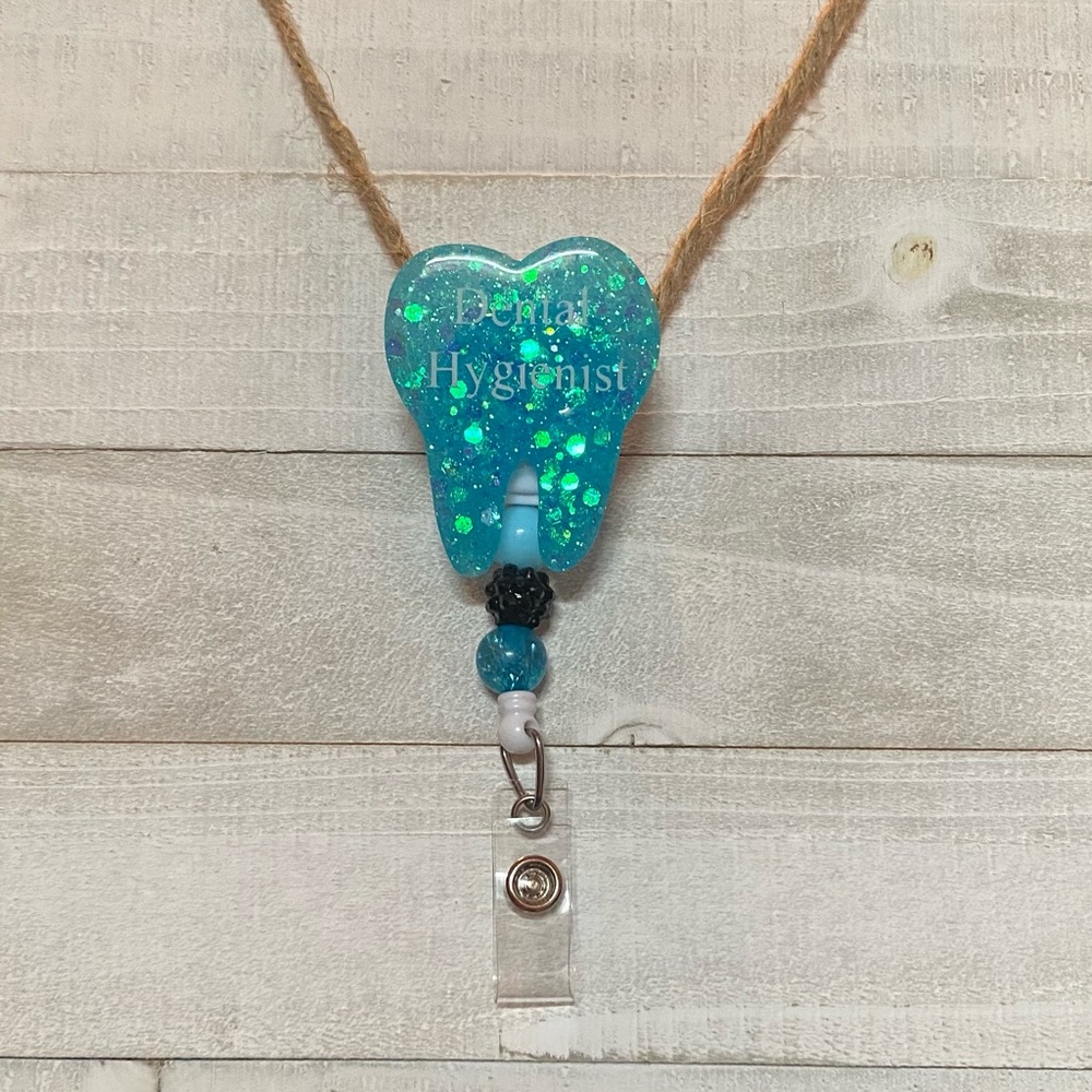 Dental Hygienist Tooth Badge Reel